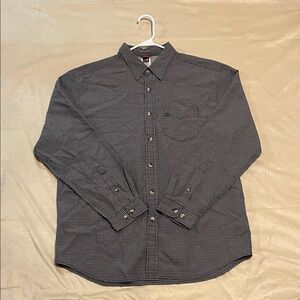 The North Face Men's Black Checkered button up Shirt